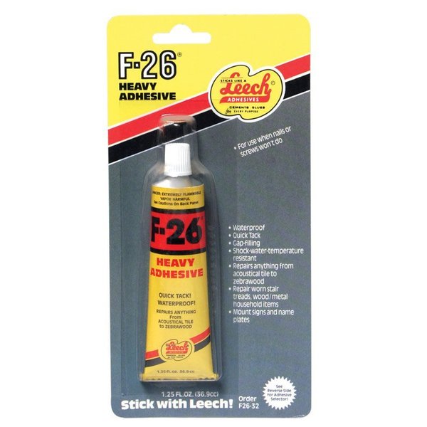 F-26 High Strength Gel Heavy Duty Adhesive 1.25 oz F26-32